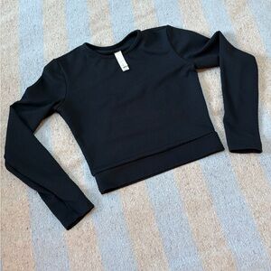 Seea Palomar Textured Surf & Swim Top / Rashguard - Black